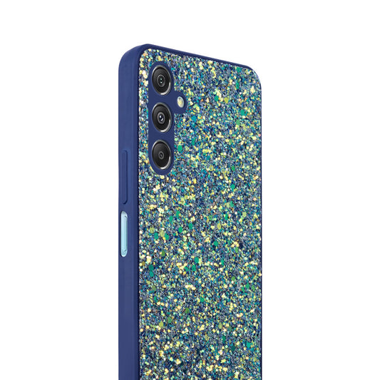 Sparkling Glitter Sequin Case with Camera Shield Back Cover For Samsung M34 5G