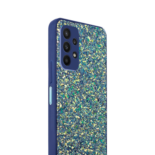 Sparkling Glitter Sequin Case with Camera Shield Back Cover For Samsung A23 4G