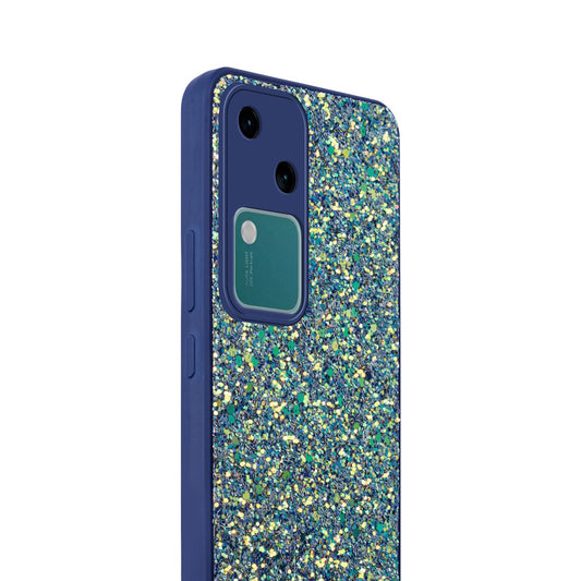 Sparkling Glitter Sequin Case with Camera Shield Back Cover For Vivo V30 5G