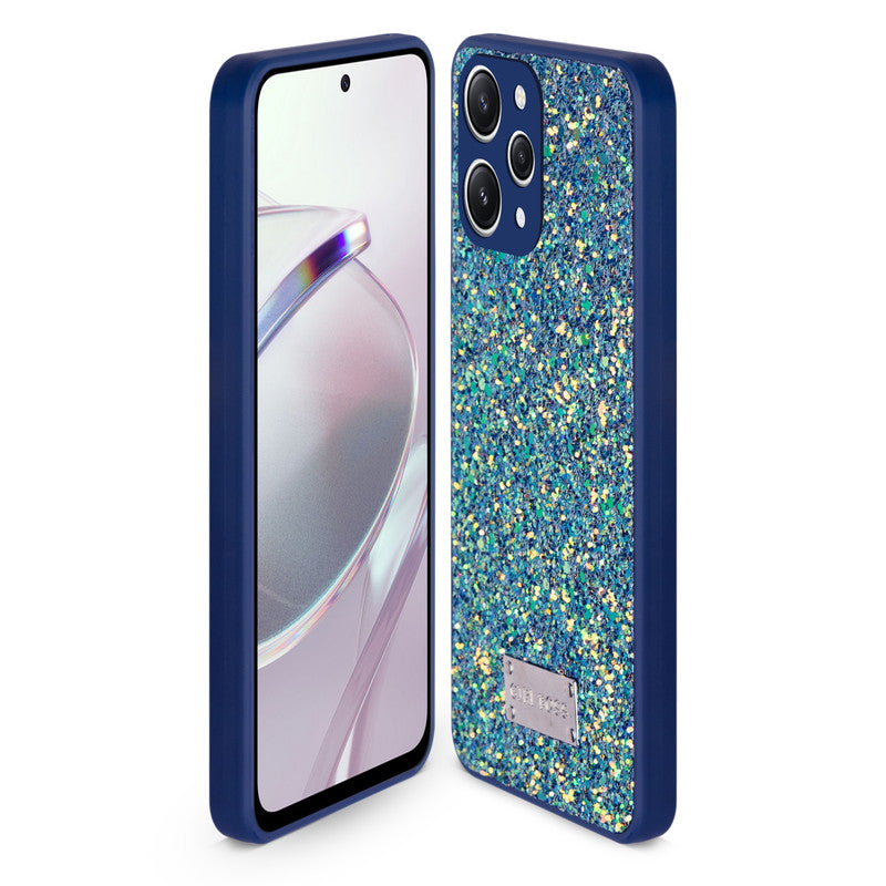Sparkling Glitter Sequin Case with Camera Shield Back Cover For Redmi 12 4G