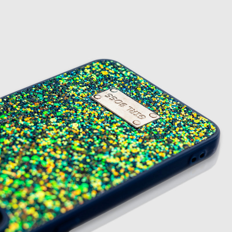 Sparkling Glitter Sequin Case with Camera Shield Back Cover For Oneplus Nord