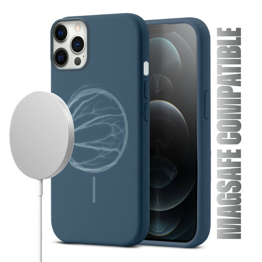 MagSafe Compatible Liquid Silicone Case For Apple iphone 12 Pro Max