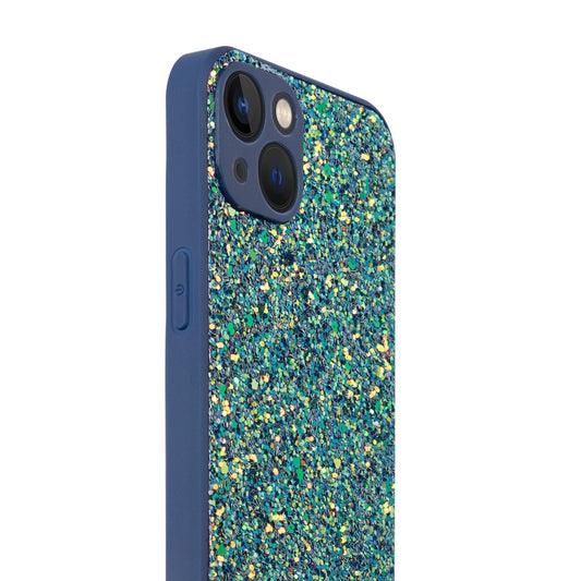 Sparkling Glitter Sequin Case with Camera Shield Back Cover For Apple iPhone 13