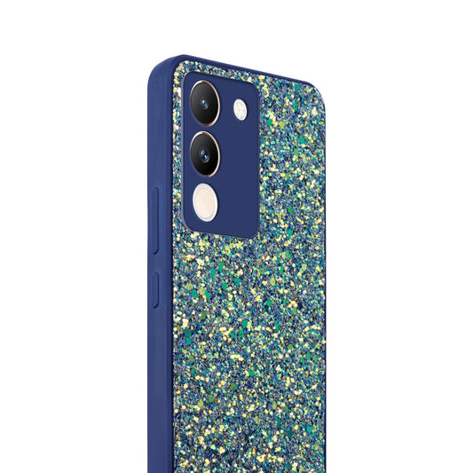 Sparkling Glitter Sequin Case with Camera Shield Back Cover For Vivo Y200 5G