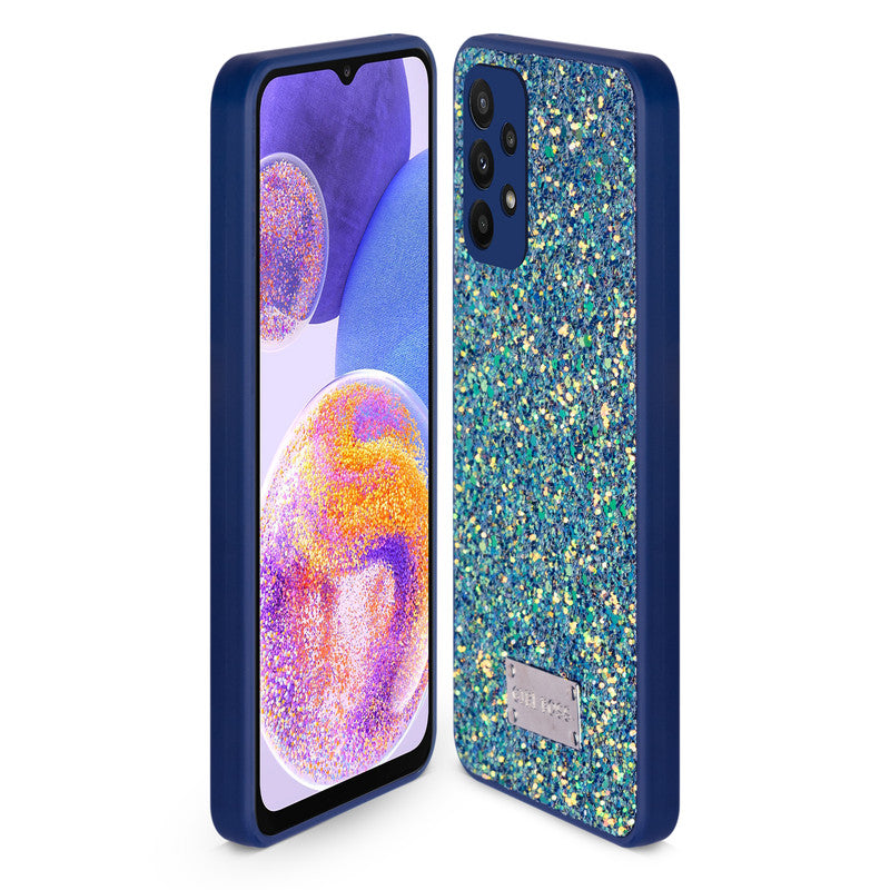 Sparkling Glitter Sequin Case with Camera Shield Back Cover For Samsung A23 5G