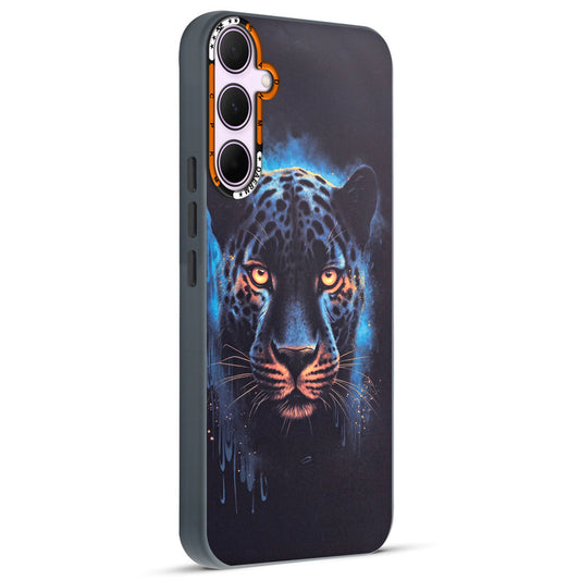 Dark Aesthetic Wild Animal Printed Back Cases For Samsung S24 FE 5G