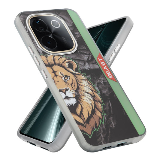 Beast Mode Animal Printed Back Case For Vivo T3 Pro 5G With Hard Back & Glow Effect