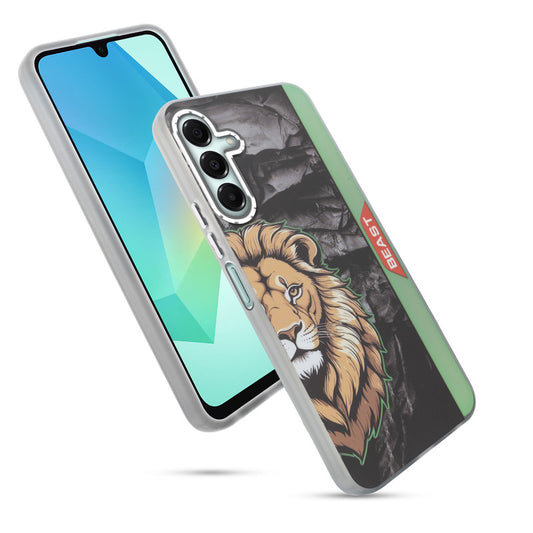 Beast Mode Animal Printed Back Case For Samsung A16 5G With Hard Back & Glow Effect