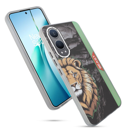 Beast Mode Animal Printed Back Case For OnePlus Nord CE 4 Lite 5G With Hard Back & Glow Effect