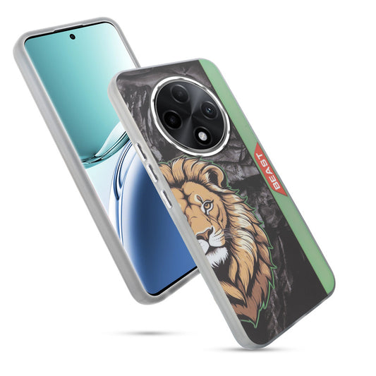 Beast Mode Animal Printed Back Case For Oppo F27 Pro Plus 5G With Hard Back & Glow Effect
