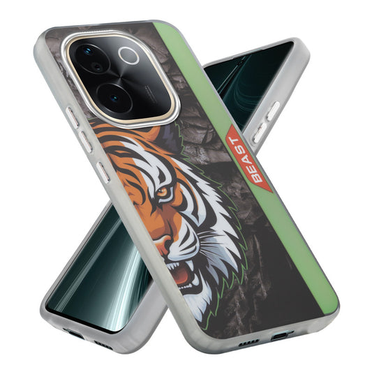 Beast Mode Animal Printed Back Case For Vivo T3 Pro 5G With Hard Back & Glow Effect