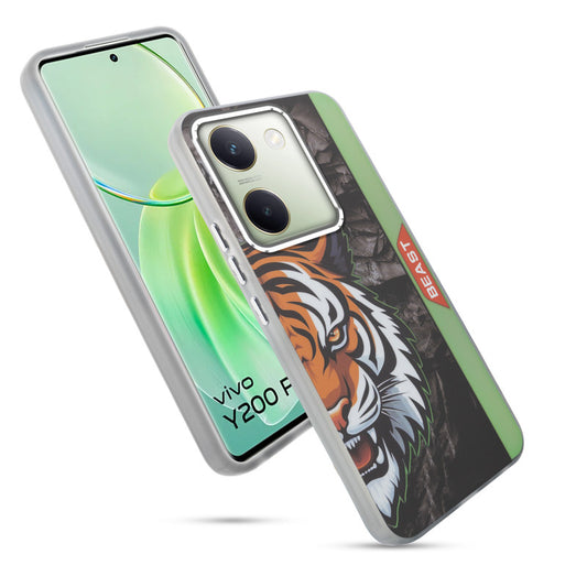 Beast Mode Animal Printed Back Case For Vivo Y200 Pro 5G With Hard Back & Glow Effect