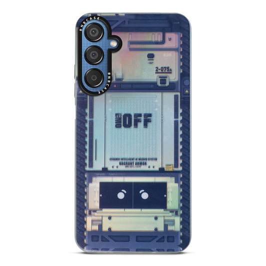 Colorful Reflective Circuit Prints Hard Back Protector Case For Samsung M15 5G