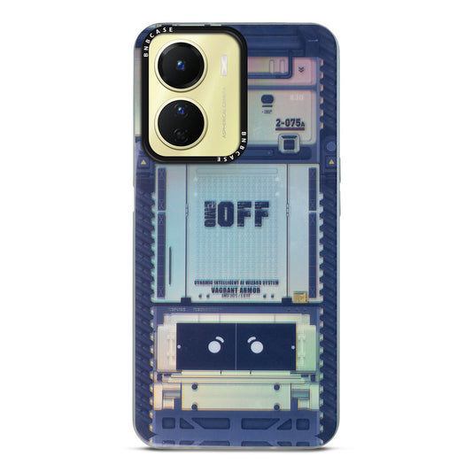 Colorful Reflective Circuit Prints Hard Back Protector Case For Vivo Y16