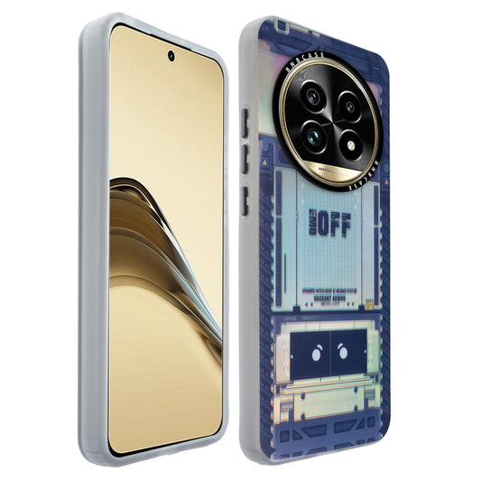 Colorful Reflective Circuit Prints Hard Back Protector Case For Realme 13 Pro Plus 5G