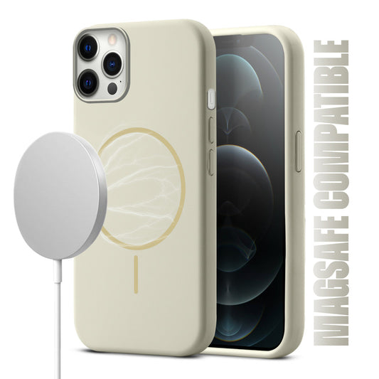 MagSafe Compatible Liquid Silicone Case For Apple iphone 12 Pro Max