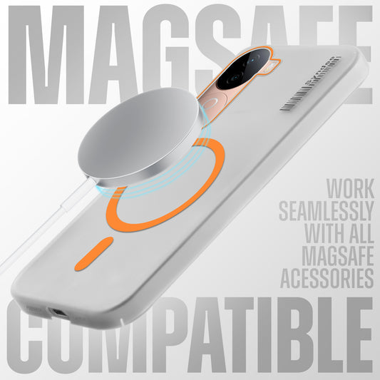 New Sleek Matte MagSafe Case For iQOO Z9s 5G
