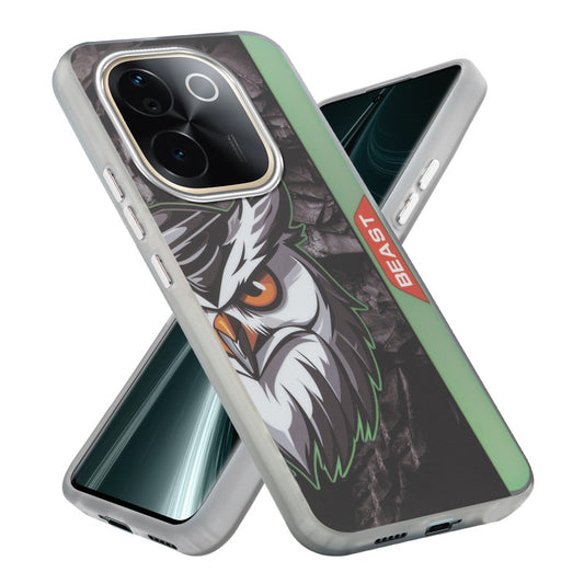 Beast Mode Animal Printed Back Case For Vivo T3 Pro 5G With Hard Back & Glow Effect