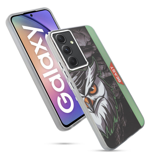 Beast Mode Animal Printed Back Case For Samsung A54 5G With Hard Back & Glow Effect