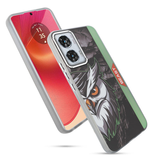 Beast Mode Animal Printed Back Case For Motorola Moto Edge 50 Fusion 5G With Hard Back & Glow Effect