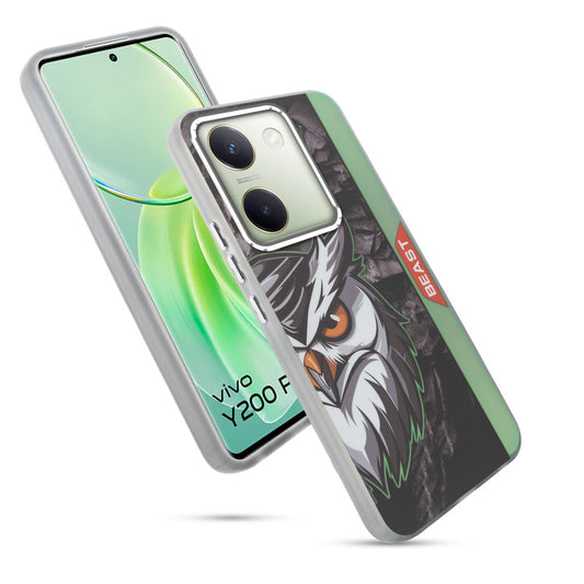 Beast Mode Animal Printed Back Case For Vivo Y200 Pro 5G With Hard Back & Glow Effect