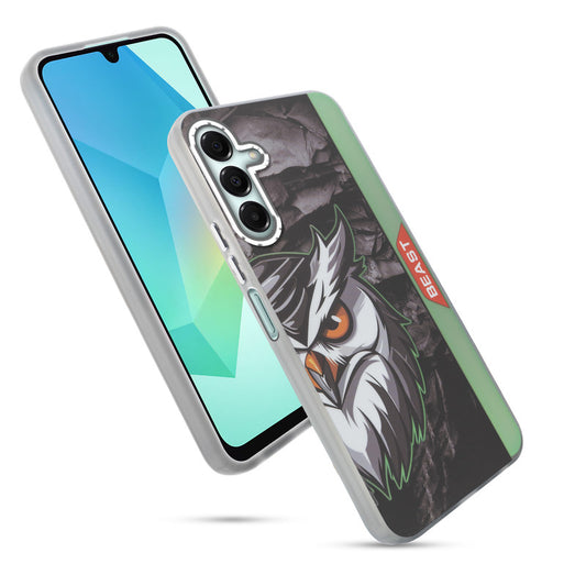 Beast Mode Animal Printed Back Case For Samsung A16 5G With Hard Back & Glow Effect