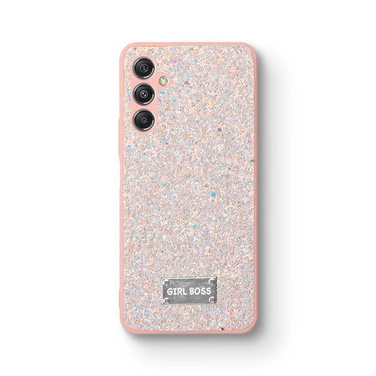 Sparkling Glitter Sequin Case with Camera Shield Back Cover For Samsung F34 5G