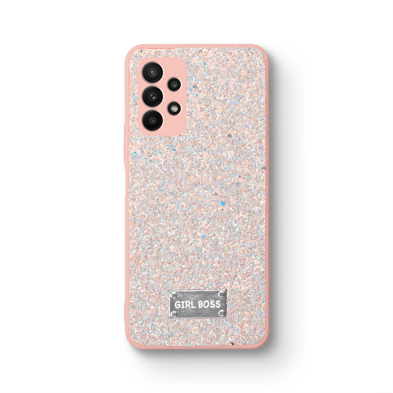 Sparkling Glitter Sequin Case with Camera Shield Back Cover For Samsung A23 5G