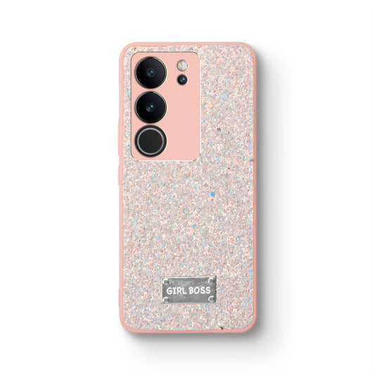 Sparkling Glitter Sequin Case with Camera Shield Back Cover For Vivo V29 Pro 5G
