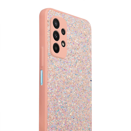 Sparkling Glitter Sequin Case with Camera Shield Back Cover For Samsung A23 5G