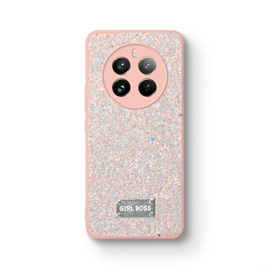 Sparkling Glitter Sequin Case with Camera Shield Back Cover For Realme Narzo 70 5G