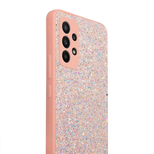 Sparkling Glitter Sequin Case with Camera Shield Back Cover For Samsung A33 5G