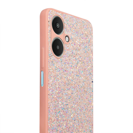 Sparkling Glitter Sequin Case with Camera Shield Back Cover For Poco M6 5G