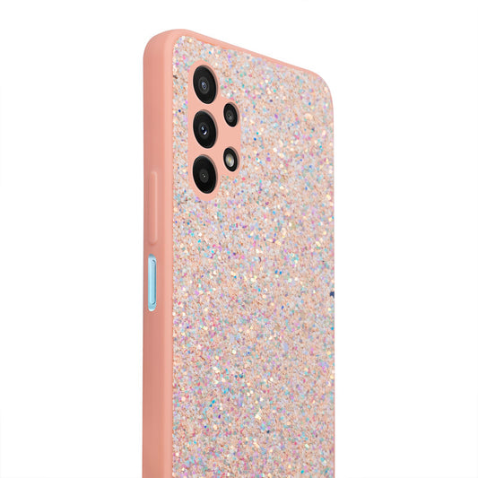 Sparkling Glitter Sequin Case with Camera Shield Back Cover For Samsung A13 4G