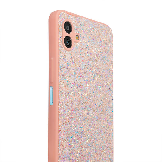 Sparkling Glitter Sequin Case with Camera Shield Back Cover For Samsung M13 5G