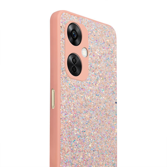 Sparkling Glitter Sequin Case with Camera Shield Back Cover For OnePlus Nord CE 3 Lite 5G