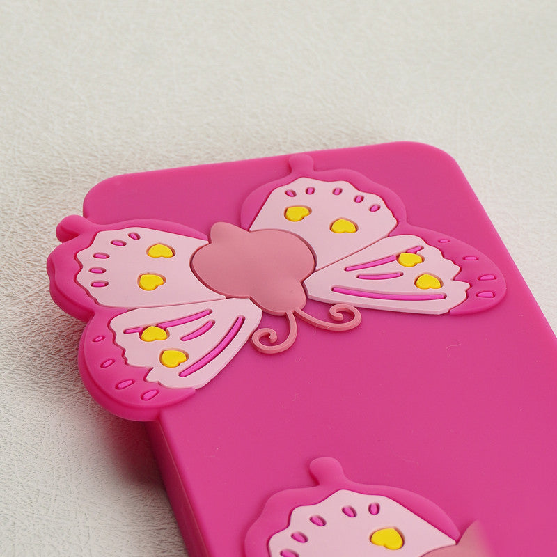 3D Vibrant Butterfly Silicone Phone Case For OnePlus Nord CE 3 5G