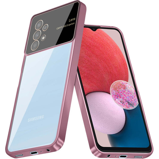 Lens Camera Protection Chrome Case For Samsung A13 4G