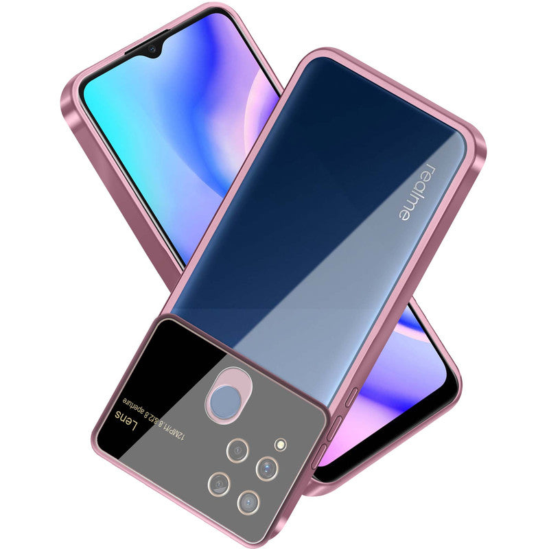Lens Camera Protection Chrome Case For Realme C15