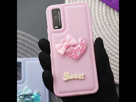 Bow Heart Cute Phone Back Cover for Oppo A5