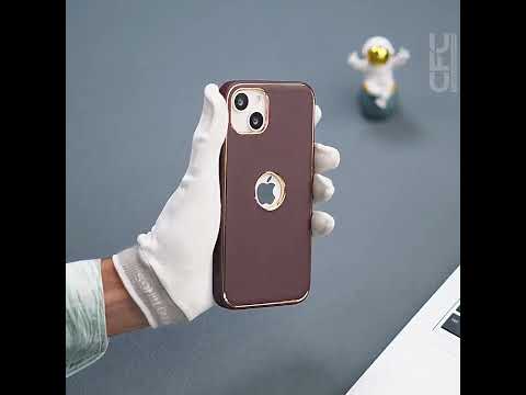 Electroplated Frame Leather Back Cover for Oneplus Nord 2T 5G