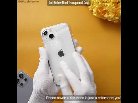 Crystal Clear Hard Back Anti-Yellowing With Camera Cuts Transparent Back Cover Case For Apple iPhone 12 Mini