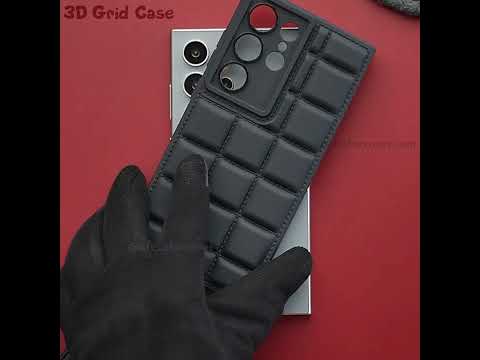 3D Grid Thread Design Silicone Phone Case Cover for Redmi Note 13 Pro 5G
