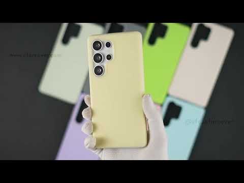 Smooth Touch Soft Silicone Back Case for Samsung S24 FE 5G with Camera Protection for a Sleek and Stylish Look