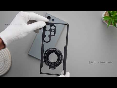 Premium Acrylic Transparent Case with Matte Ring Holder Kickstand Back Cover for Motorola Edge 50 Fusion