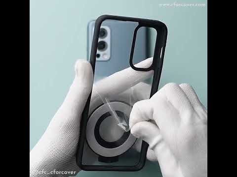 Soft Frame Clear Case Ring Holder Kickstand For OnePlus 9R