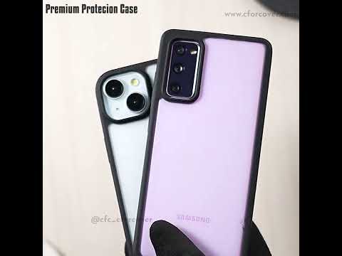 Premium Silicon Soft Framed Case with Clear Back Cover For Samsung S23 Ultra 5G