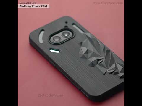 3D Design Soft Silicone Back Cover For Nothing Phone  2A