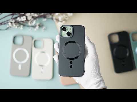 Hard Back Wireless Charging Support Case for Apple iPhone 16 Pro, Durable Design & Shiny Wireless Charging Support Ring
