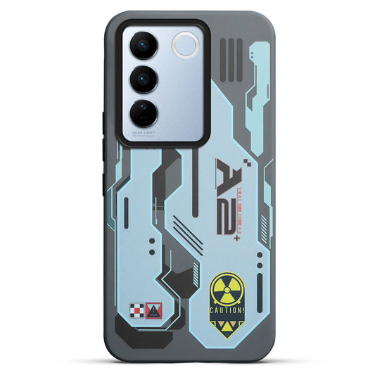 Circuit Printed Hard Back Cover Case For Vivo V27 5G